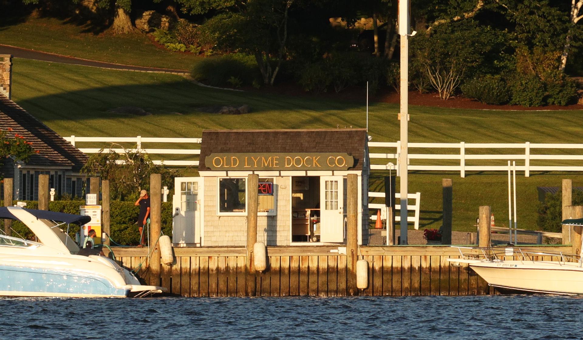 Old Lyme Dock marine fuel with a ship store